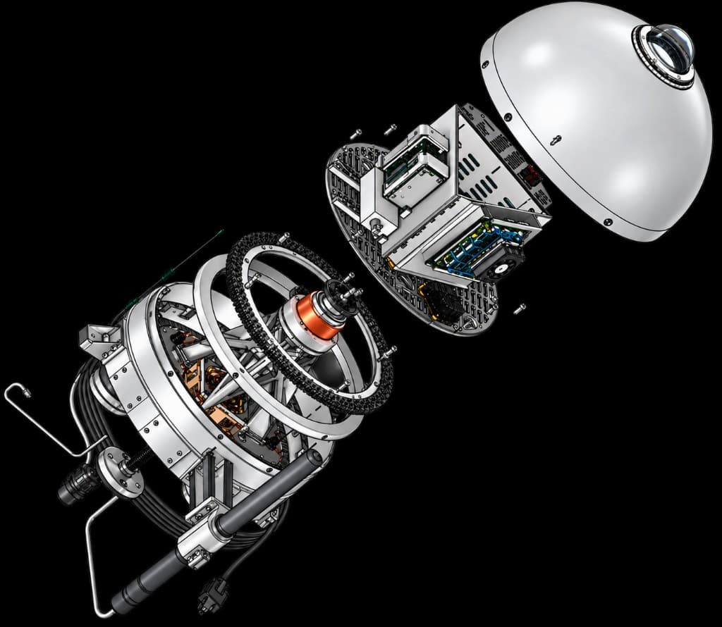 Isometric exploded view of a Freaking Aliens node